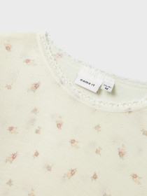 NAME IT Langærmet Uld Bluse Wang Snow White